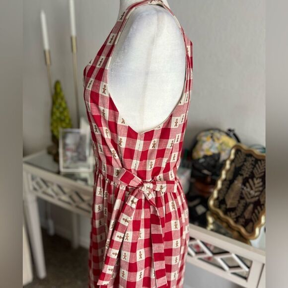 Vintage Marianna Originals Christmas dress gingerbread man - Picture 2 of 8